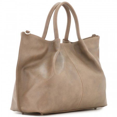 Женская кожаная сумка "Лира" (кофе)