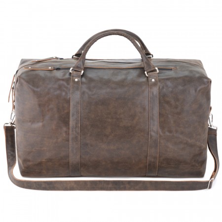 Кожаная дорожно-спортивная сумка "Англия БИГ" (коричневая наппа)