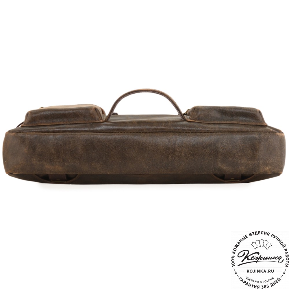  Универсальный кожаный портфель "Диего" (коричневая наппа) 