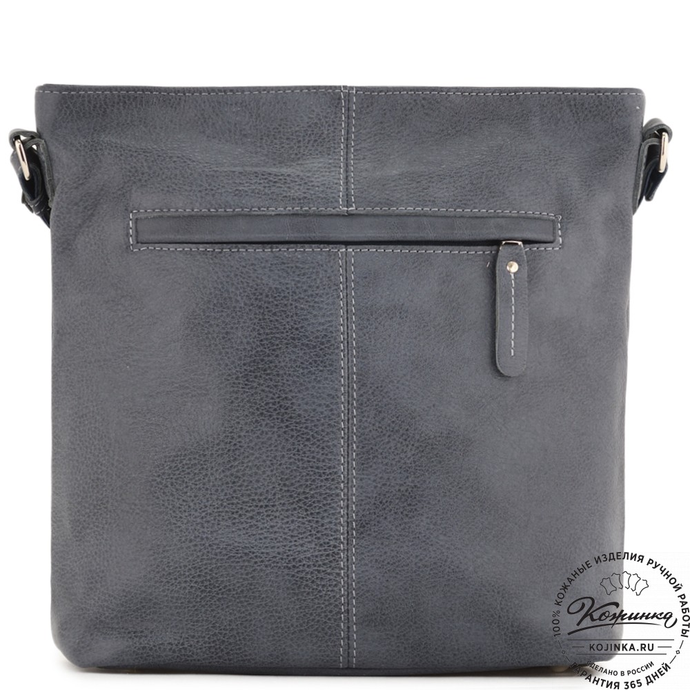 Женская кожаная сумка "Долорес" (джинс)