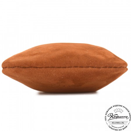 Кожаный мешочек "Луи" (нубук рыжий)