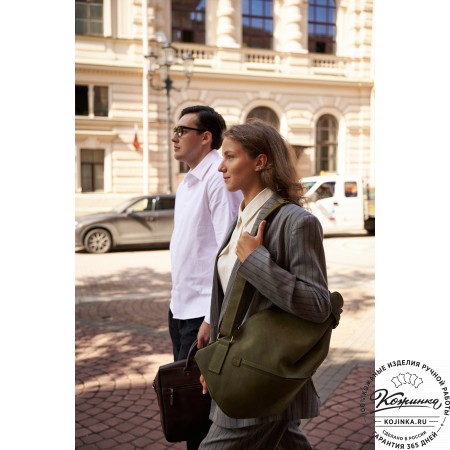 Кожаный рюкзак "Селена" (капучино)