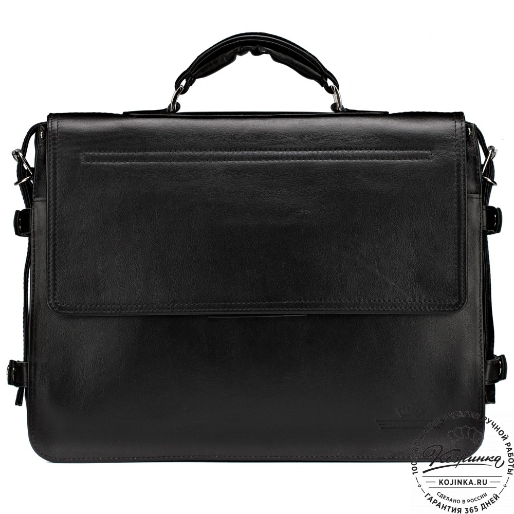 Кожаный портфель "Арамис" (черный)