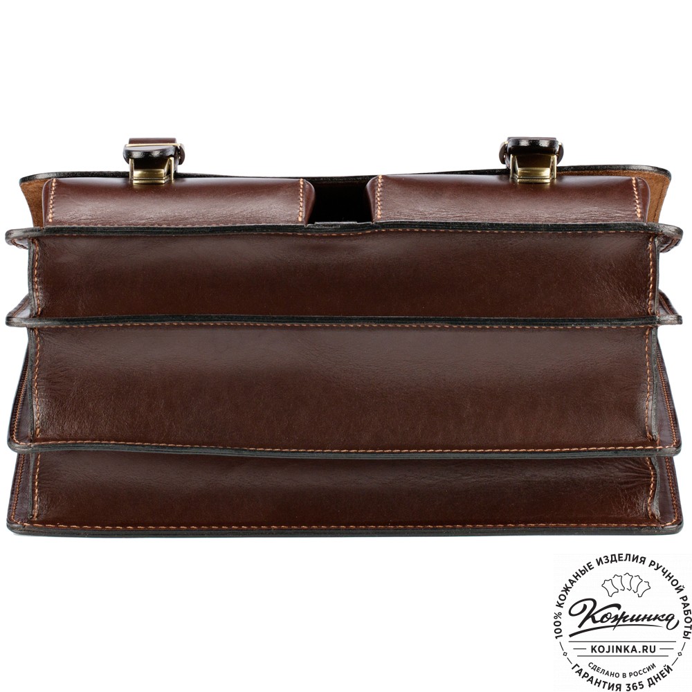 Кожаный портфель "Префект" (коричневый)