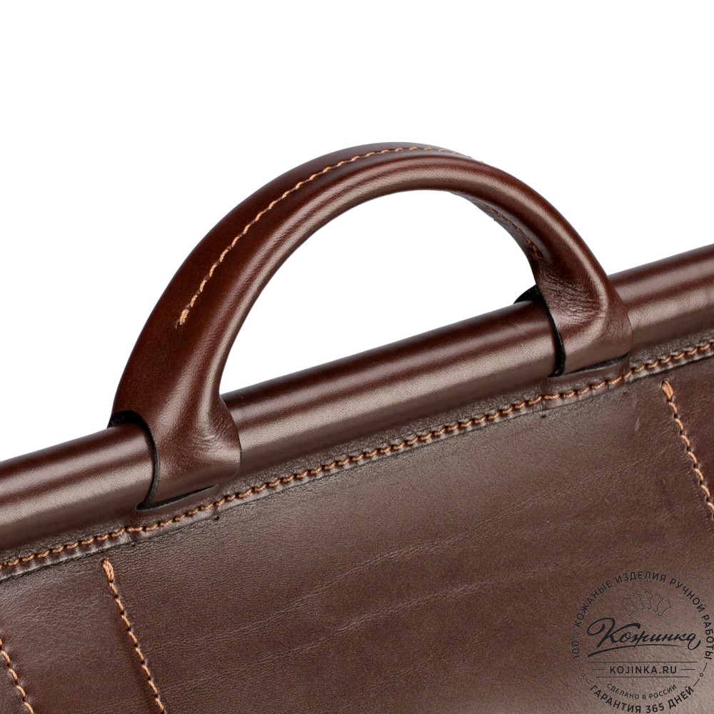 Кожаный портфель "Префект" (коричневый)
