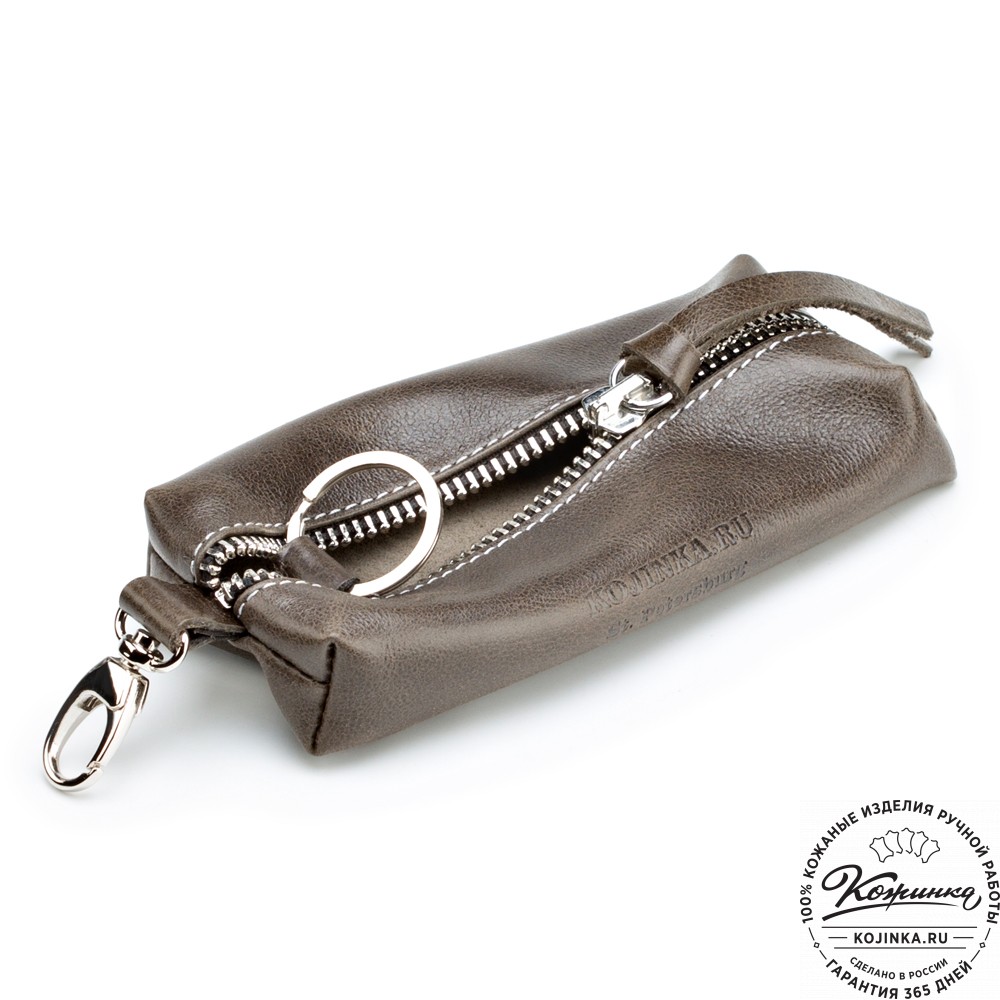 Кожаная ключница "Мадрид" (оливковая)