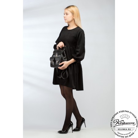 Женский кожаный рюкзак "Нэнси" (белый)