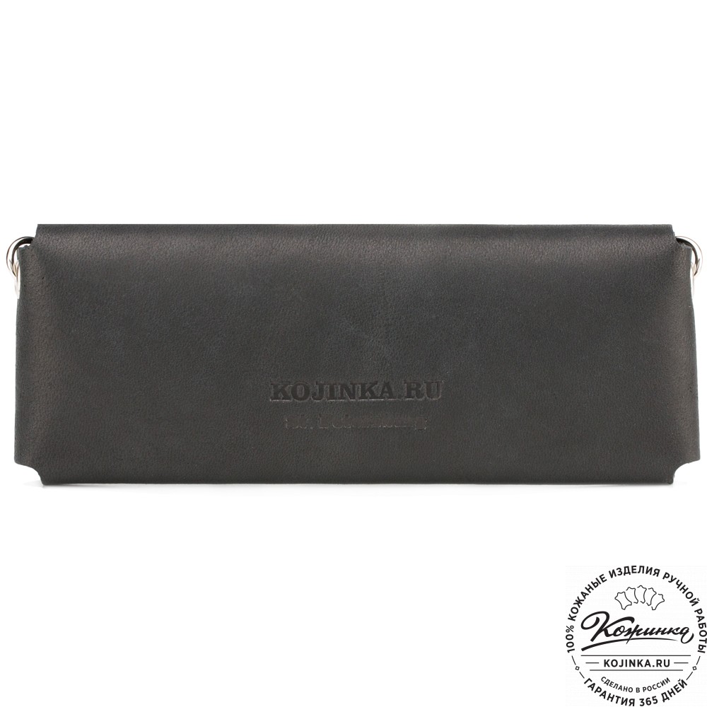 Кожаная ключница "Варшава" (чёрная)