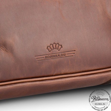 Кожаный портфель "Сталкер" (коричневый воск)