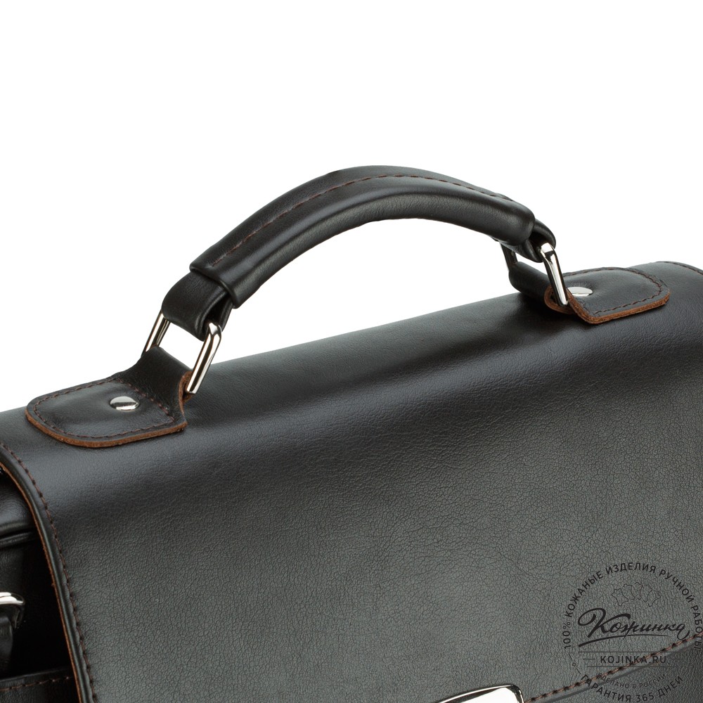 Кожаный портфель "Эдгар" (тёмно-коричневый)