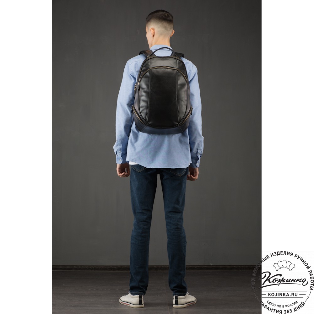  Кожаный рюкзак "Ланселот" (коричневая гладкая кожа)