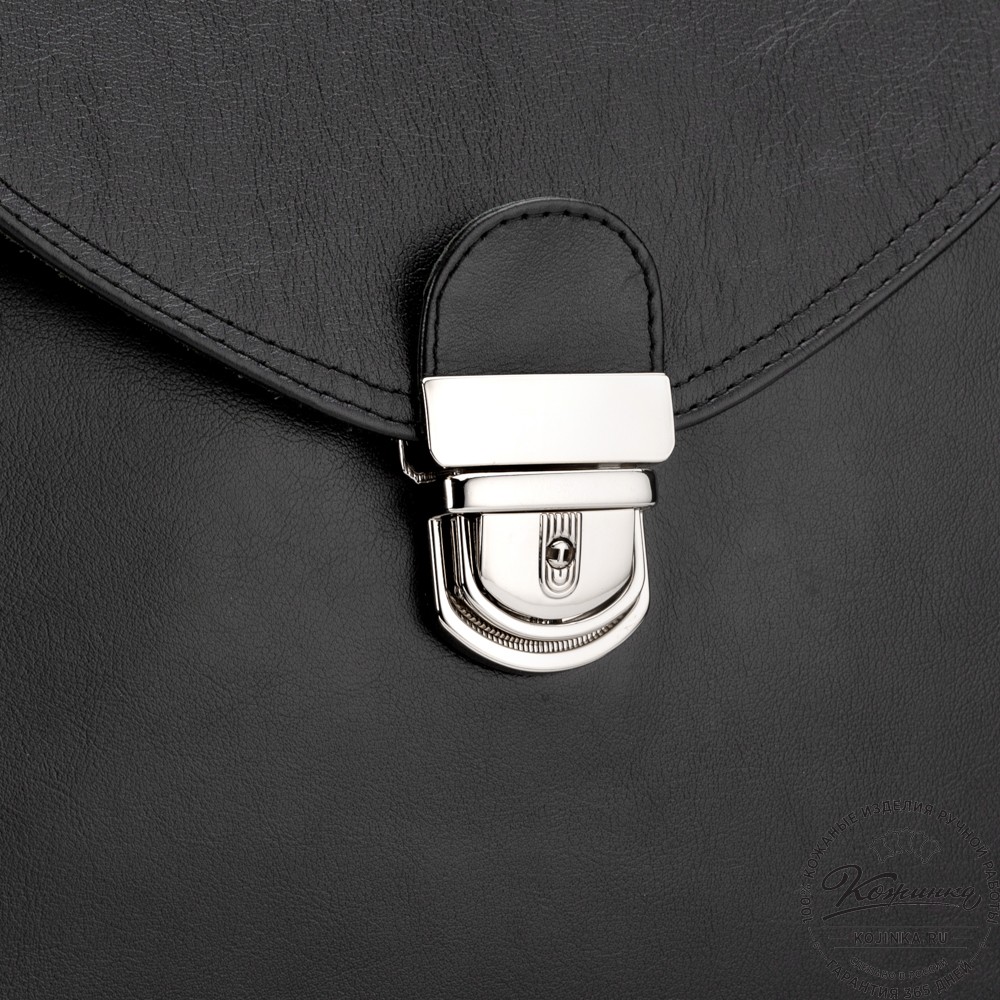Кожаный портфель "Аскольд" (черный)