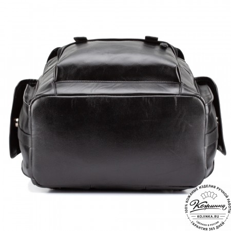 Кожаный рюкзак "Ганнибал" (чёрный)