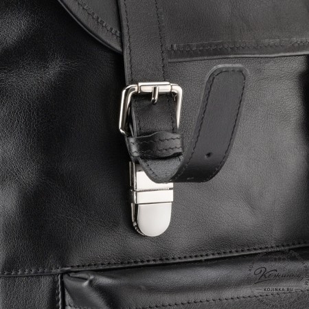 Кожаный рюкзак "Ганнибал" (чёрный)