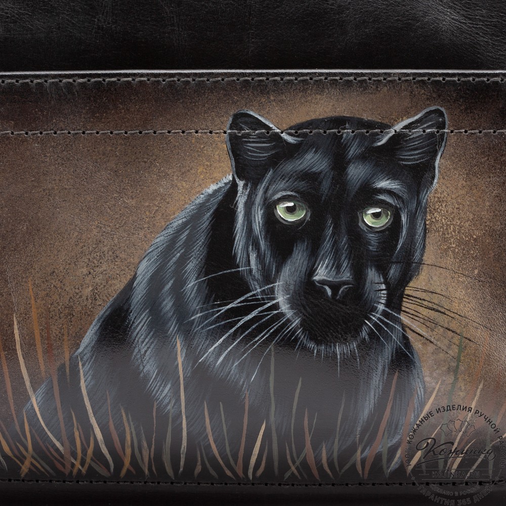 Женская кожаная сумка "Крис" "Пантера" 