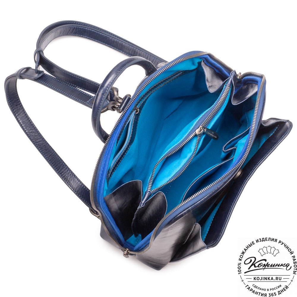 Женский кожаный рюкзак "Джорджия"  "Утренняя сова" 