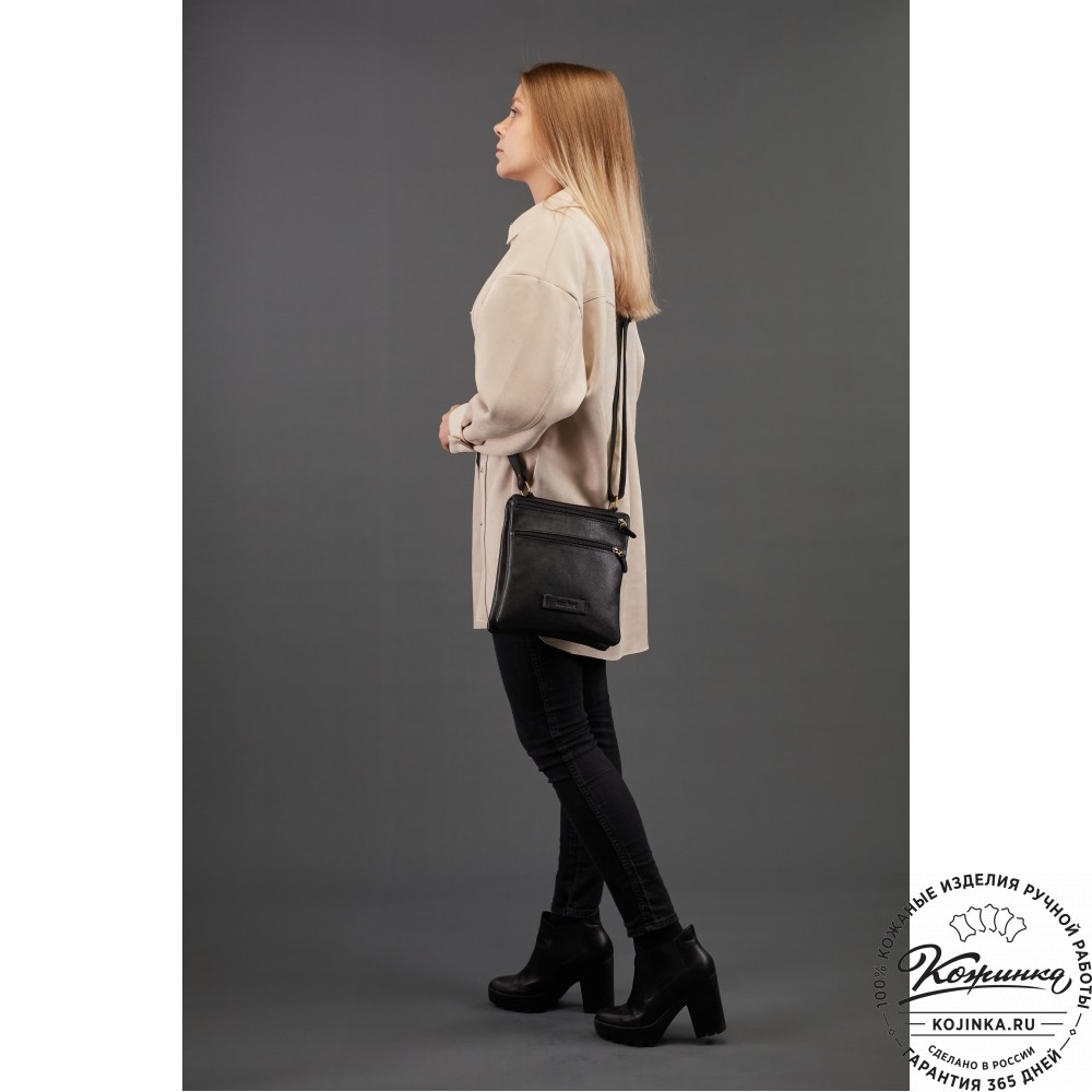 Кожаная сумка "Цезарь" (рыжая)