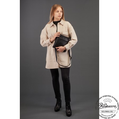 Кожаная сумка "Цезарь" (рыжая)