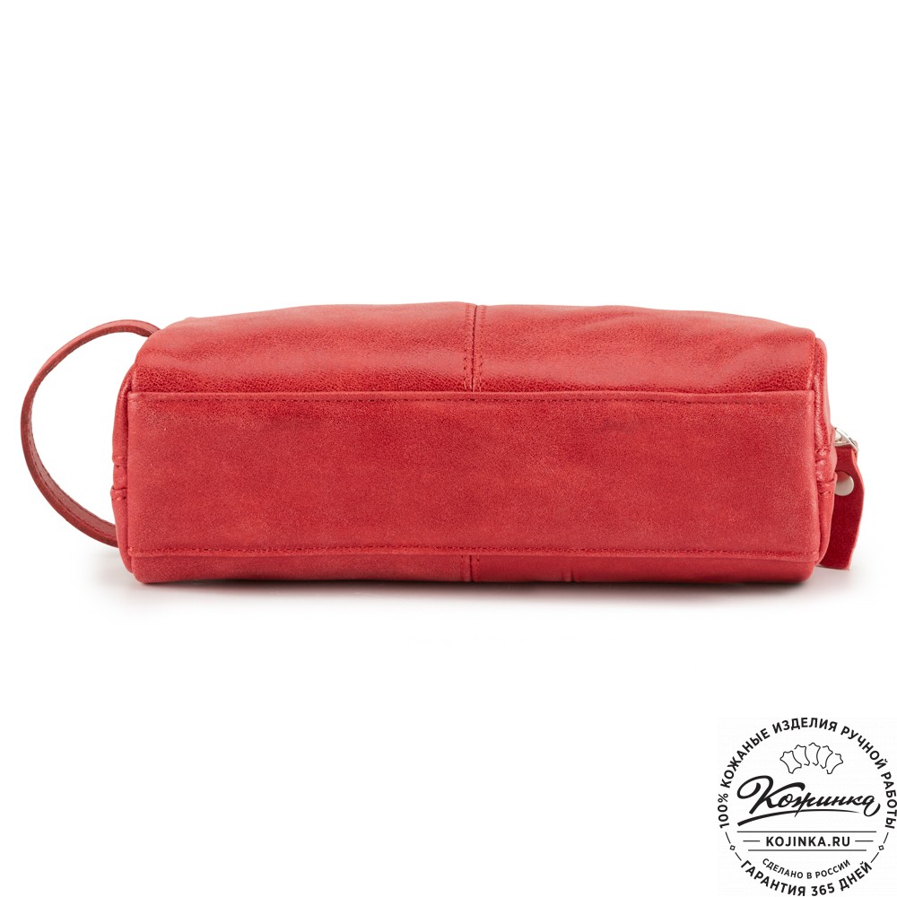 Кожаный несессер "Гремлин" (красный)