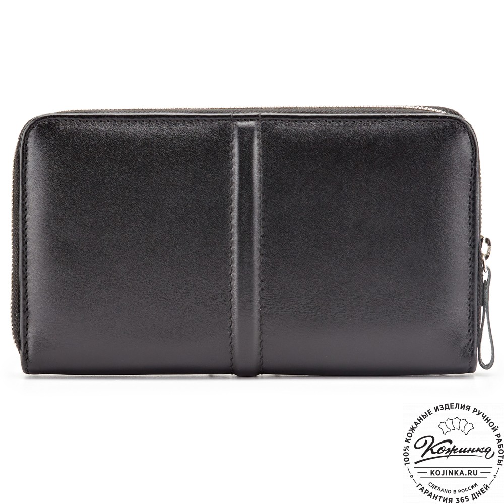 Кожаный клатч "Картер New" (чёрный) 