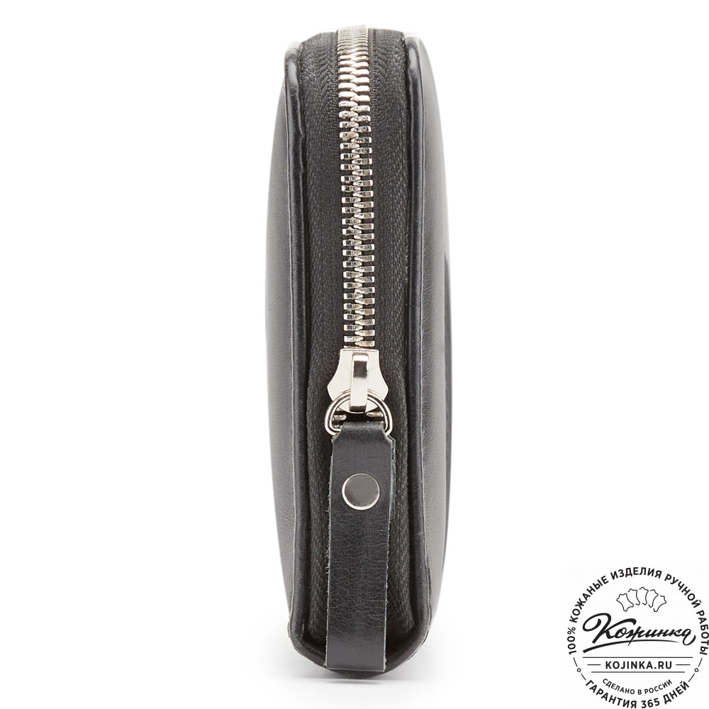 Кожаный клатч "Картер New" (чёрный) 