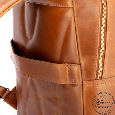 Кожаный рюкзак "Марвин" (рыжий воск)