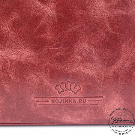 Кожаный портфель "Александрия" (бордо антик)