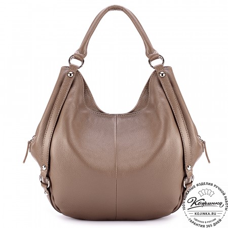 Женская кожаная сумка "Миллениум" (кофе)