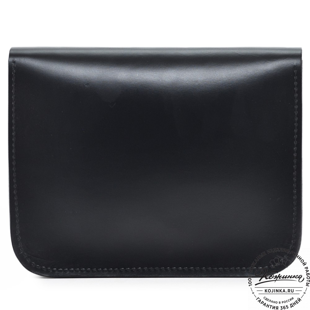 Кожаная сумка ручной работы "Мариарт" (черная)