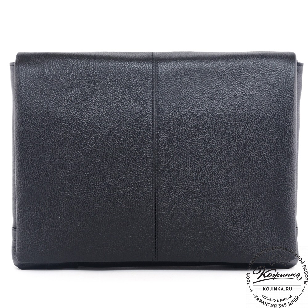  Кожаная сумка через плечо "Бавария" (черная) 