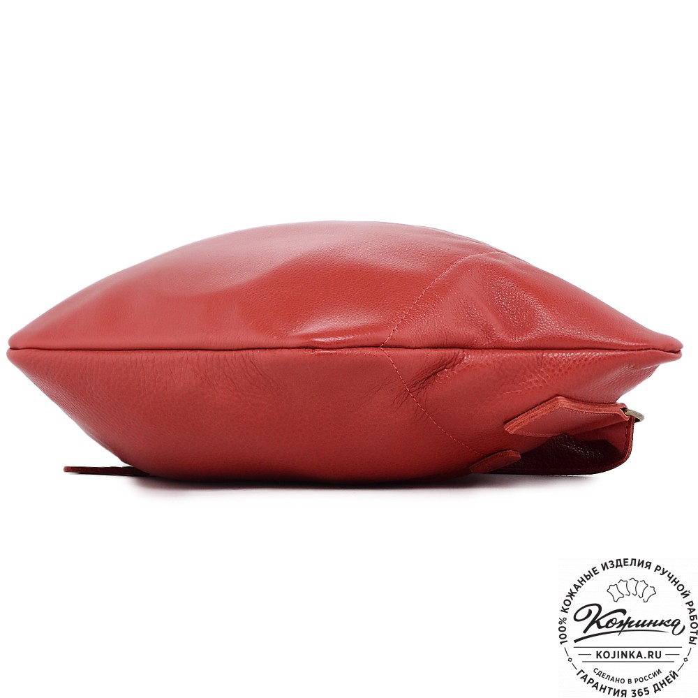  Кожаный рюкзак "Селена" (красный) 