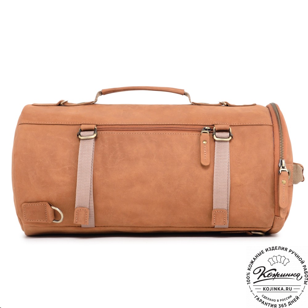  Кожаная сумка-трансформер "Скаут" (коричневый крейзи)