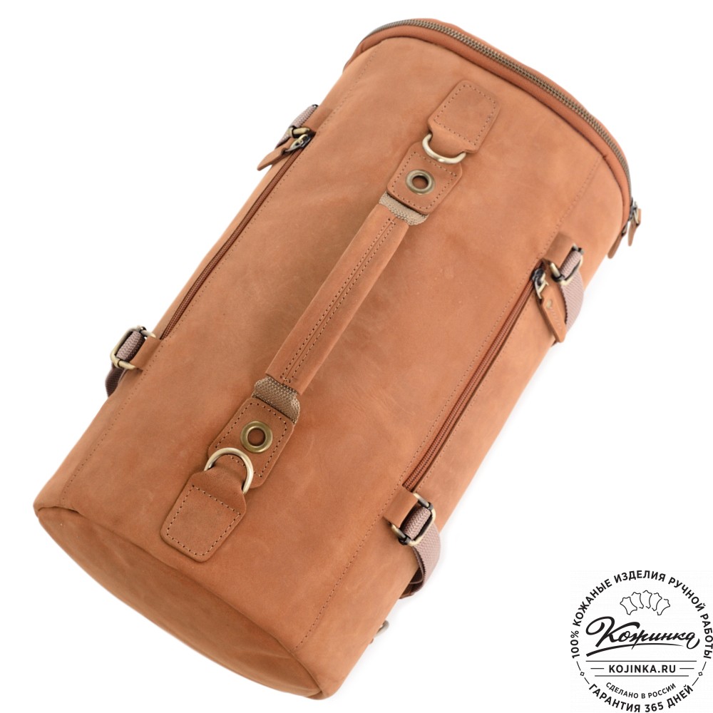  Кожаная сумка-трансформер "Скаут" (коричневый крейзи)