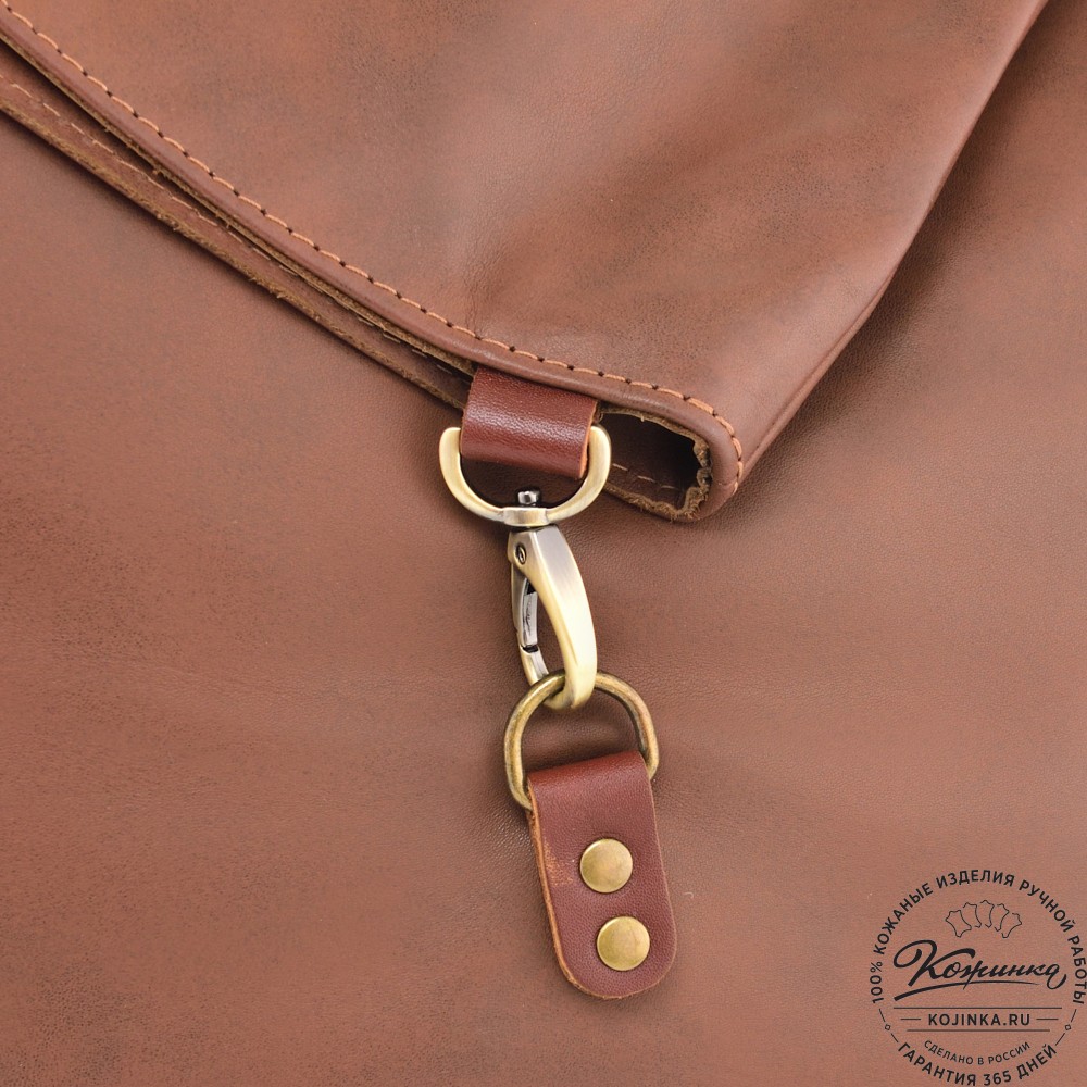  Кожаная сумка "Верона" (коричневая)