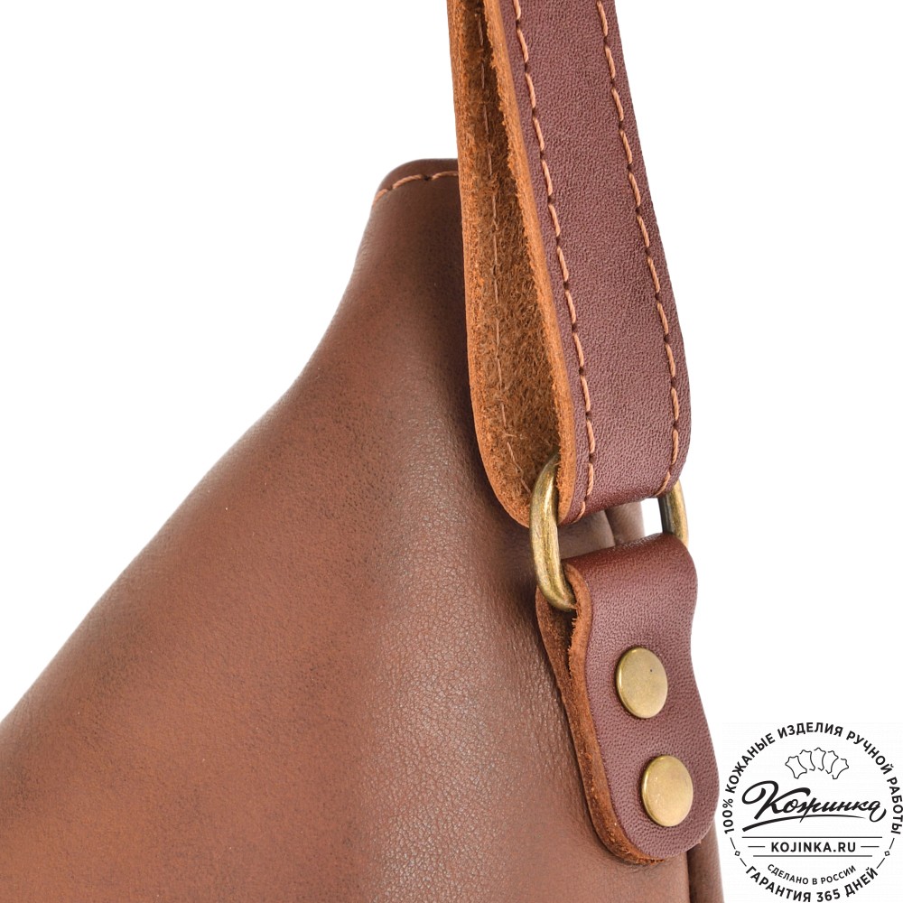  Кожаная сумка "Верона" (коричневая)