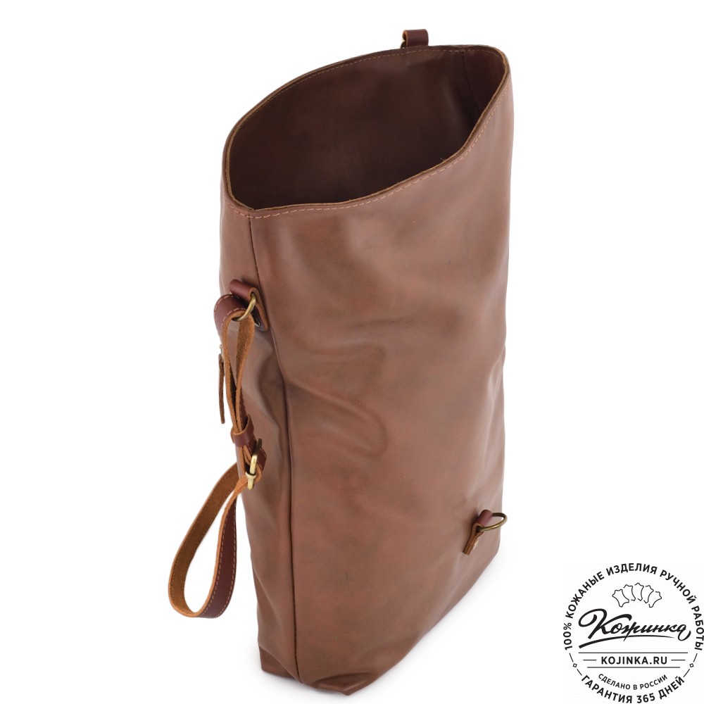  Кожаная сумка "Верона" (коричневая)