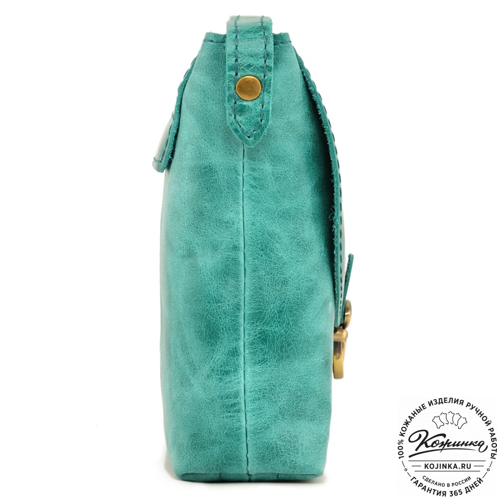  Кожаная сумка "Калифорния Нью" (изумруд)