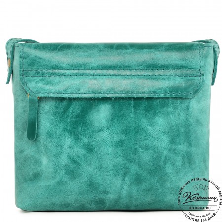  Кожаная сумка "Калифорния Нью" (изумруд)