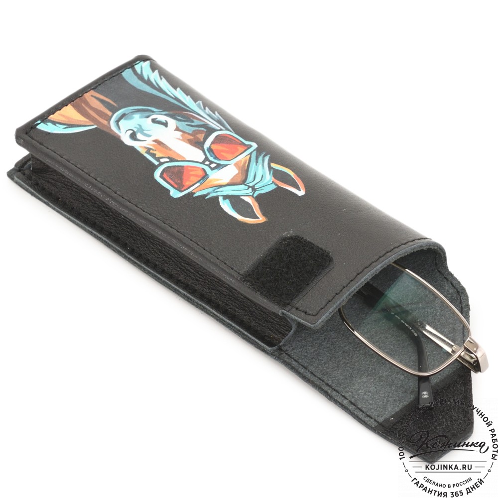 Кожаный футляр для очков "Марокко" "Конь в очках"
