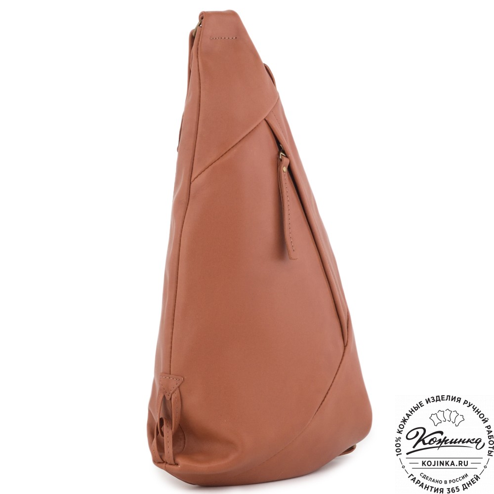 Кожаный рюкзак "Африка" (рыжая гладкая кожа) 