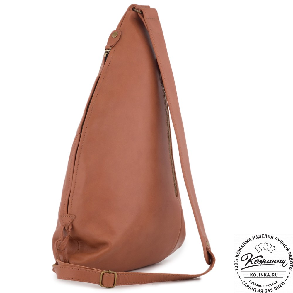 Кожаный рюкзак "Африка" (рыжая гладкая кожа) 