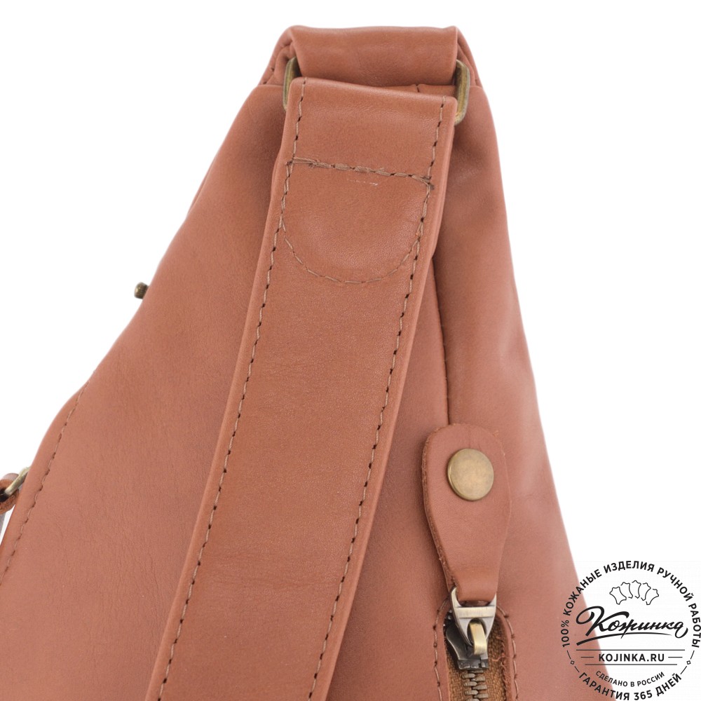 Кожаный рюкзак "Африка" (рыжая гладкая кожа) 