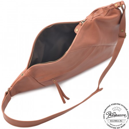 Кожаный рюкзак "Африка" (рыжая гладкая кожа) 