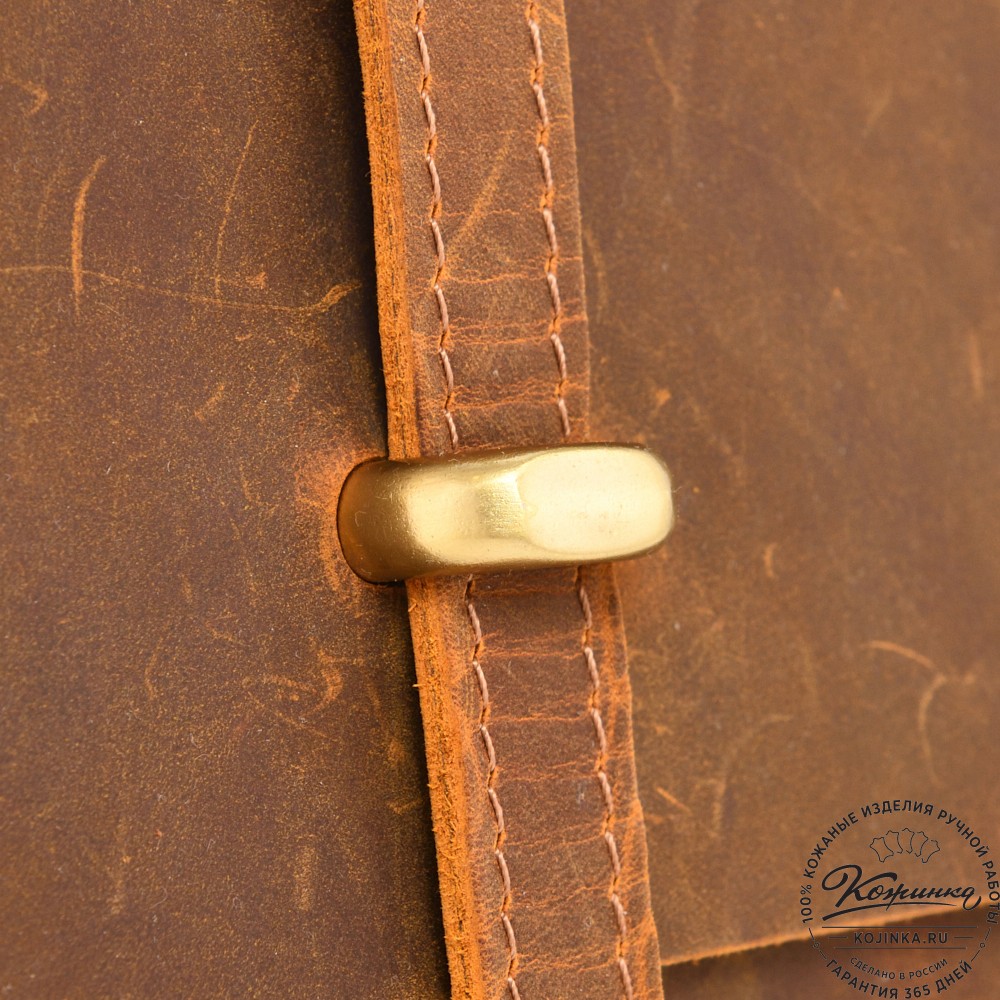  Кожаный портфель "Англетер" (рыжий крейзи)