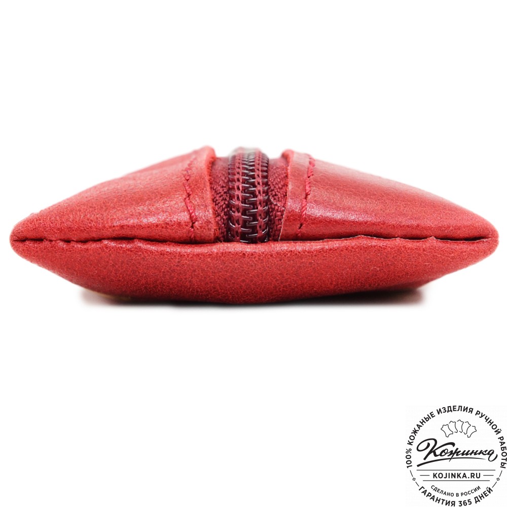 Кожаная ключница «Соло» "Красная королева" (красный)