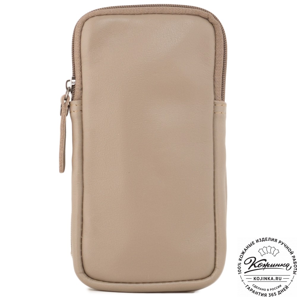 Кожаный клатч "Денвер" (капучино)