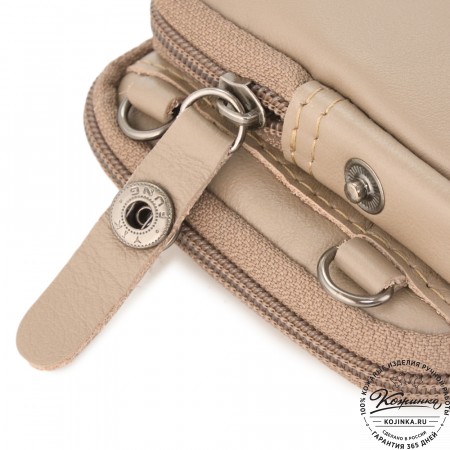 Кожаный клатч "Денвер" (капучино)