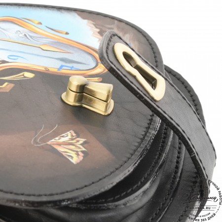 Кожаная сумка ручной работы "Джульетта-нью" "Время Дали"