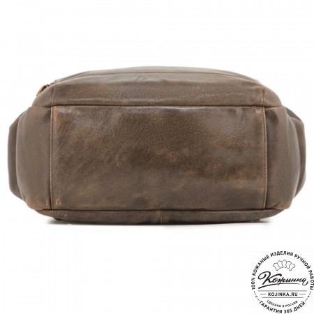 Мужской кожаный рюкзак "Гудвин" (коричневая наппа)