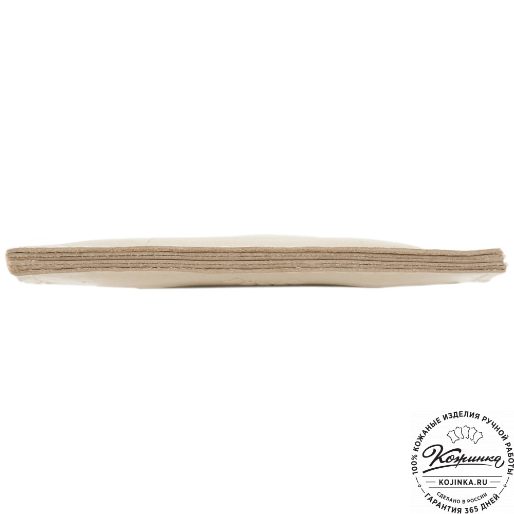  Кожаный картхолдер "Вавилон" (бежевый)